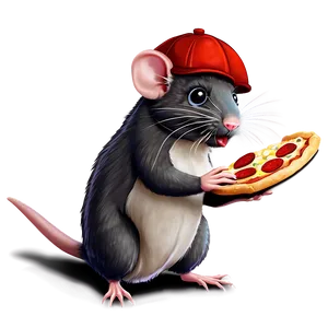 Rat With Pizza Png 27 PNG image