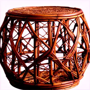 Rattan Side Table Png Uug28 PNG image