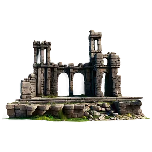 Ravaged City Ruins PNG Kkf54 PNG