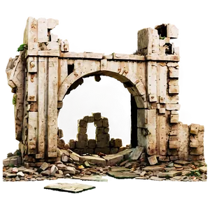 Ravaged City Ruins PNG Smy40 PNG