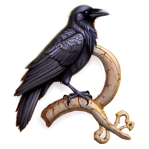 Raven Clipart PNG Vha32 PNG