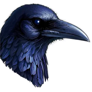 Raven Head Png 64 PNG image