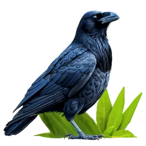 Raven In Nature PNG 16