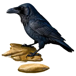 Raven In The Night Png Qxv8 PNG image