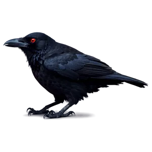 Raven With Red Eyes PNG 26