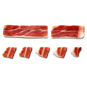 Raw Bacon Slices Png 41 PNG image