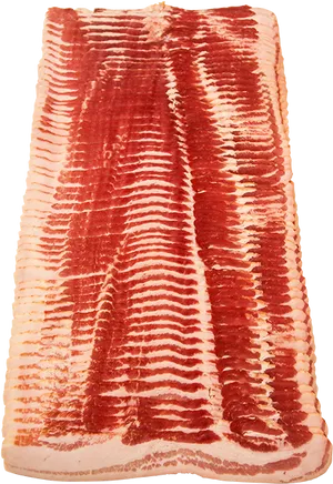 Raw Bacon Slices Texture PNG image