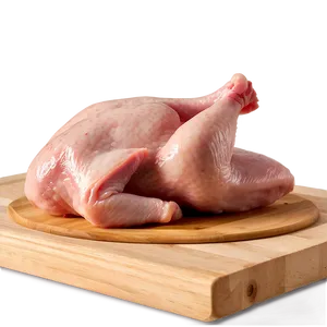 Raw Chicken On Cutting Board Png 06272024 PNG image