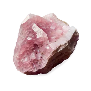 Raw Rose Quartz Chunk PNG 06272024