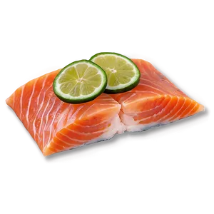 Raw Salmon Slice Png 8 PNG image
