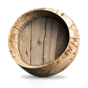 Raw Wood Circle Surface PNG 58 PNG