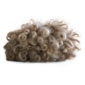 Raw Wool Locks Png 06252024 PNG image