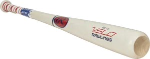 Rawlings Velo Baseball Bat American Flag Grip PNG