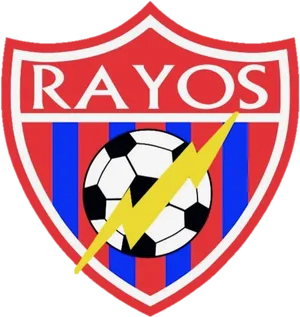 Rayos Soccer Crestwith Lightning Bolt PNG image