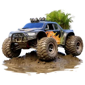 Rc Car In Mud Png Uav PNG image