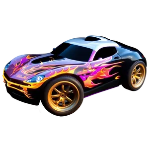 Rc Car With Flames Design Png Uyq9 PNG image