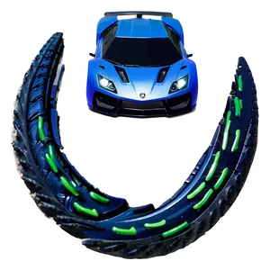Rc Car With Spoiler PNG Qyy