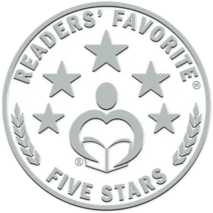 Readers Favorite Five Stars Emblem PNG image