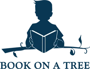 Reading Child Silhouette Logo