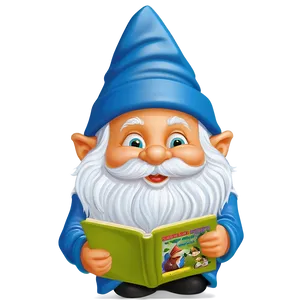 Reading Garden Gnome PNG 06132024