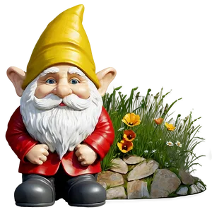 Reading Garden Gnome PNG 33