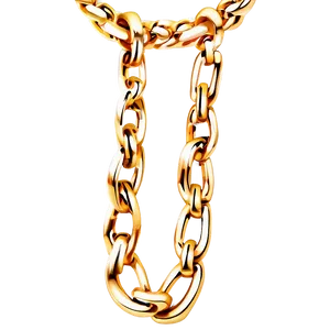 Real Gold Chain PNG Wqu67