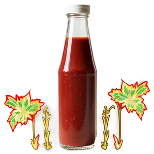 Real Ketchup Bottle Png Bgr32 PNG image