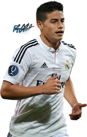 Real Madrid Playerin Action PNG