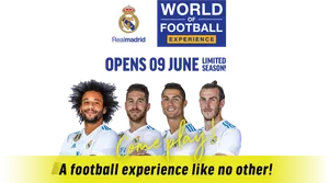 Real Madrid Worldof Football Experience Ad PNG