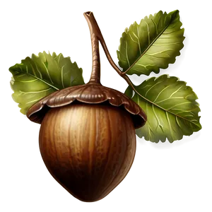 Realistic Acorn Clipart Png 05252024 PNG image