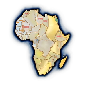 Realistic Africa Outline Png 79 PNG image