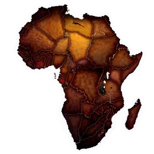 Realistic Africa Outline Png 85 PNG image