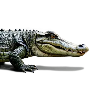 Realistic Alligator Art PNG Otu92