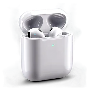 Realistic Apple Airpods Charging Case Open PNG 62
