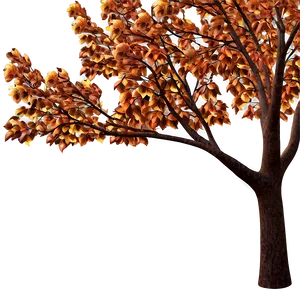 Realistic Autumn Tree Png 06122024 PNG image