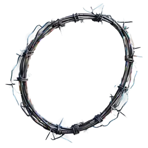 Realistic Barbwire PNG 05252024