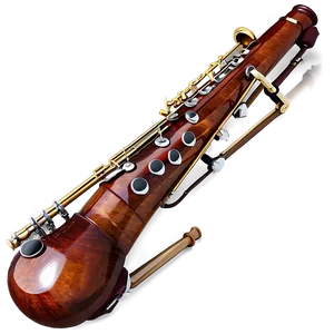 Realistic Bassoon Drawing Png 06272024 PNG image