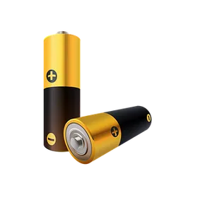 Realistic Battery Illustration PNG image