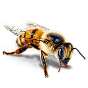 Realistic Bee Png 05232024 PNG image