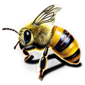 Realistic Bee Png 50 PNG image