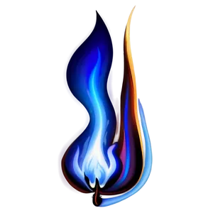 Realistic Blue Flames PNG Kbk PNG
