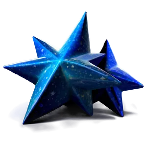 Realistic Blue Stars Png 84 PNG image