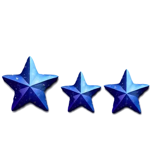 Realistic Blue Stars Png Qee PNG image