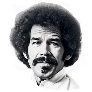 Realistic Bob Ross Hair Png 20 PNG image