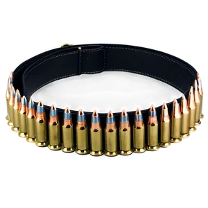 Realistic Bullet Belt Png 06272024 PNG image