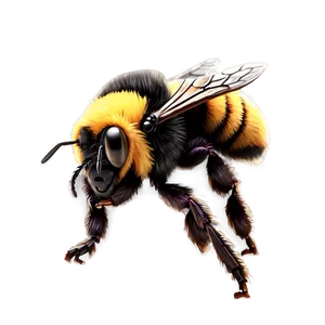 Realistic Bumblebee Insect PNG 05252024