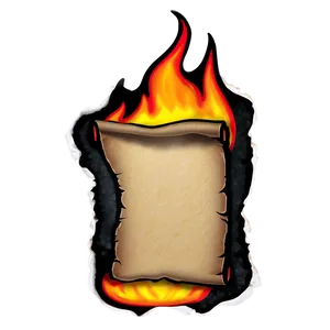 Realistic Burned Paper Png 98 PNG image