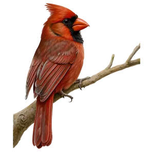 Realistic Cardinal Drawing Png 06252024 PNG image