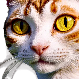 Realistic Cat Face PNG Yam36 PNG