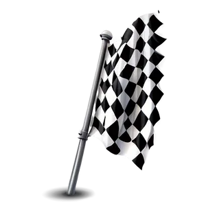 Realistic Checkered Flag Design Png Qfh PNG image